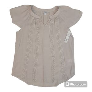 Fundamental Things Boho Floral Cottage Womens Top‎ New Size Medium